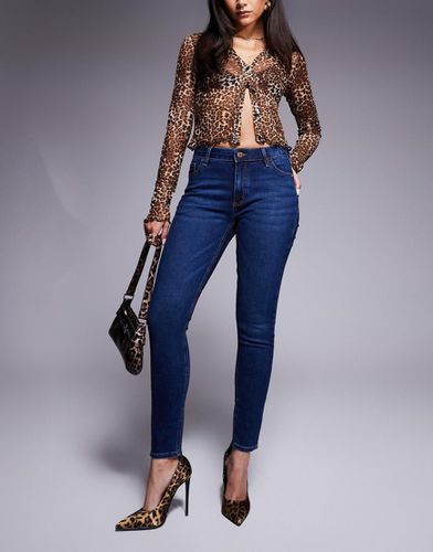 Jeans skinny a vita media lavaggio scuro - River Island - Modalova