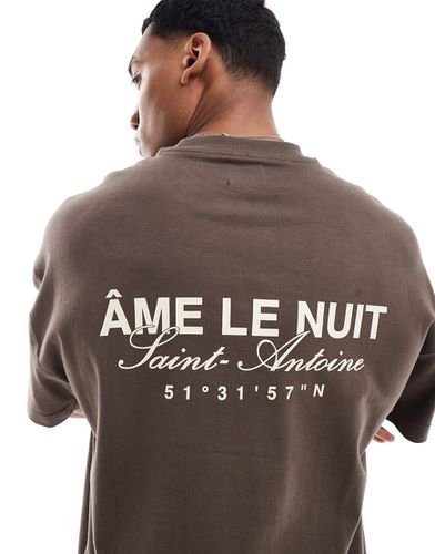 T-shirt con logo "Ame Le Nuit" - River Island - Modalova