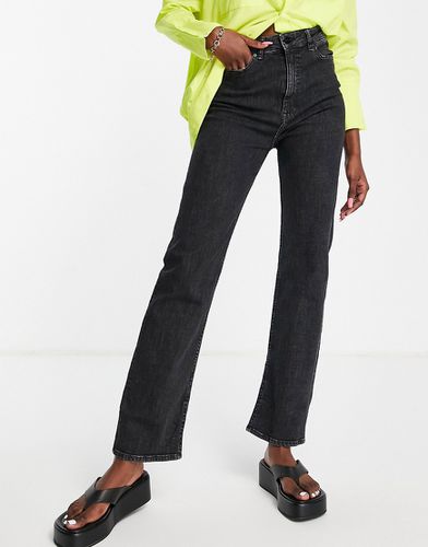 Jeans slim a vita alta con spacco sul fondo vintage - Waven - Modalova