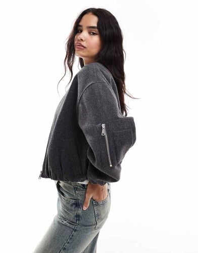 Giacca bomber medio con zip - Wednesday's Girl - Modalova