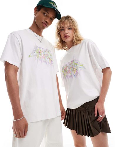 T-shirt unisex oversize bianca con stampa dreamland - Weekday - Modalova