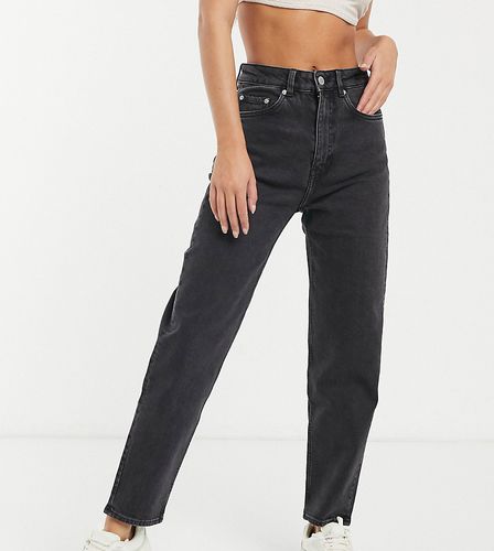 Lash - Mom jeans neri in cotone a vita alta - BLACK - Weekday - Modalova