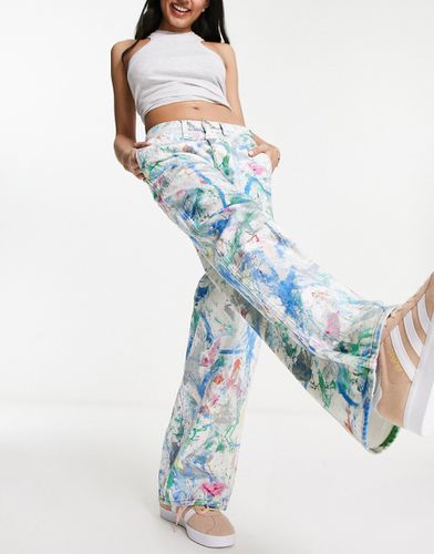 Jeans con schizzi di vernice - Wrangler - Modalova