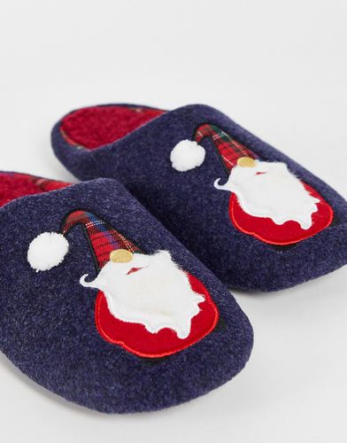 Pantofole natalizie con Babbo Natale - Totes - Modalova