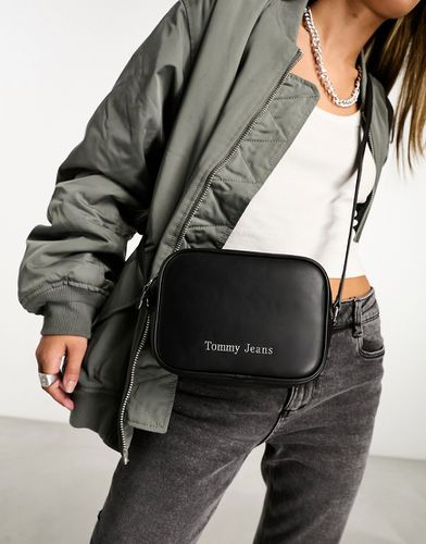 Camera bag nera in similpelle PU - Tommy Jeans - Modalova