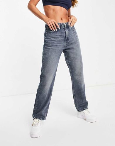 Jeans dritti a vita alta grigi - Tommy Jeans - Modalova