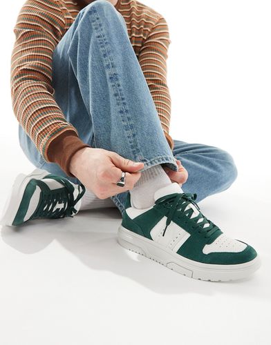 Sneakers in materiali misti verdi con suola cupsole - Tommy Jeans - Modalova