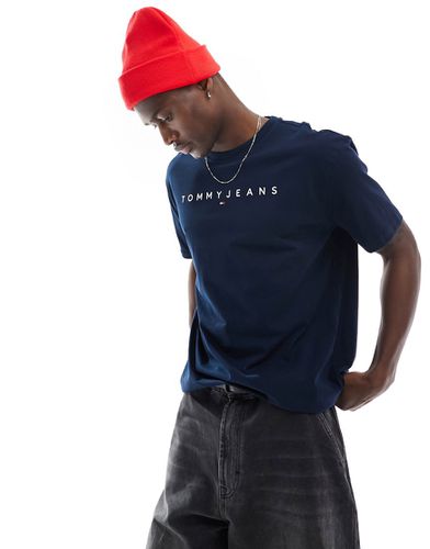 T-shirt vestibilità classica con logo lineare - Tommy Jeans - Modalova