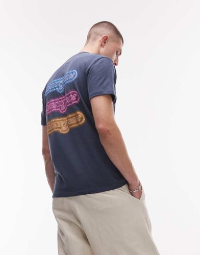 T-shirt avec imprimé néon au dos - Tommy Jeans - Modalova