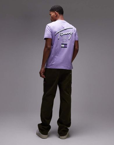 T-shirt avec imprimé signature au dos - Tommy Jeans - Modalova