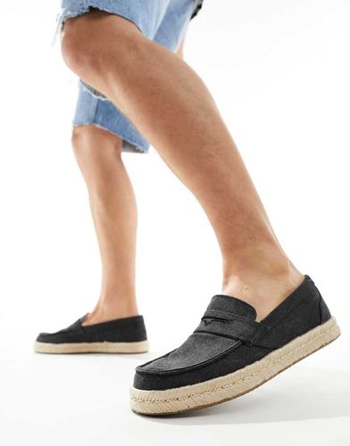 Stanford - Espadrilles in corda nere - Toms - Modalova