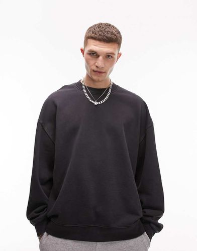 Felpa oversize slavato - Topman - Modalova