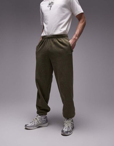 Joggers comodi verdi lavaggio vintage - Topman - Modalova