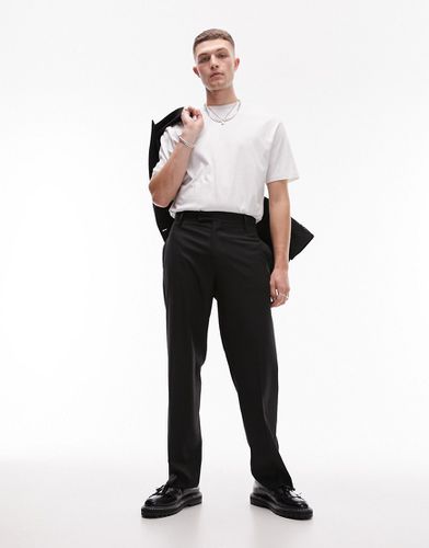Pantaloni eleganti a fondo ampio neri - Topman - Modalova