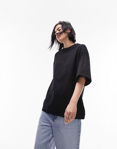 T-shirt oversize nera - Topshop - Modalova