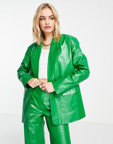 Topshop - Blazer verde spalmato - Topshop - Modalova