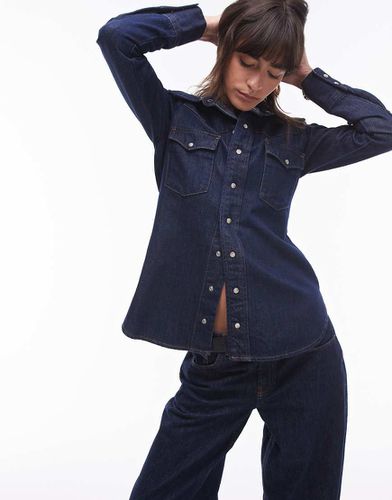 Camicia in denim stile western - Topshop - Modalova