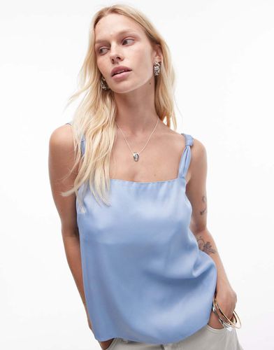 Canottiera con scollo squadrato e nodi - Topshop - Modalova