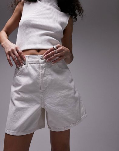 Editor - Pantaloncini di jeans bianchi - Topshop - Modalova