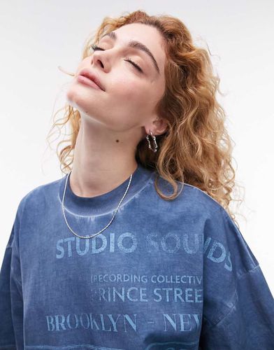 Graphic Studio - T-shirt oversize studio sounds 1990 - Topshop - Modalova