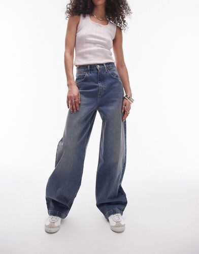 Jeans ampi a vita alta foschia - Topshop - Modalova