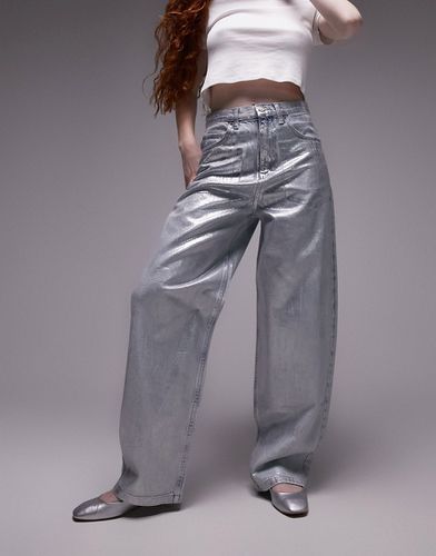 Jeans extra larghi laminati - Topshop - Modalova