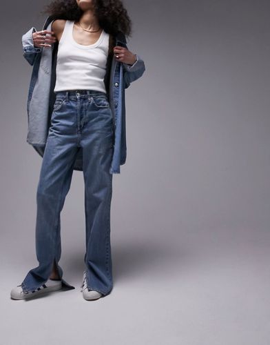 Kort - Jeans a vita alta dritti medio con spacco - Topshop - Modalova