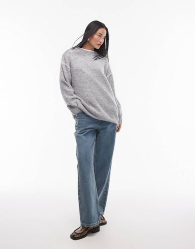 Maglione oversize con cuciture a contrasto a vista - Topshop - Modalova