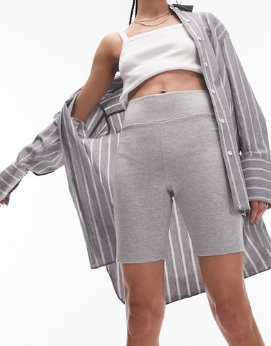 Pantaloncini leggings premium in tessuto pesante mélange - Topshop - Modalova