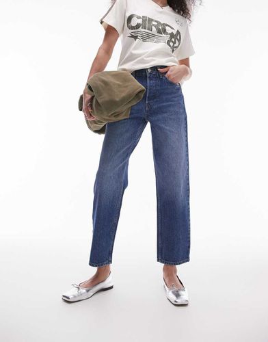 Runway - Jeans alla caviglia a vita medio alta medio - Topshop - Modalova