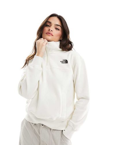 Essential - Felpa sporco oversize con logo e zip corta - The North Face - Modalova