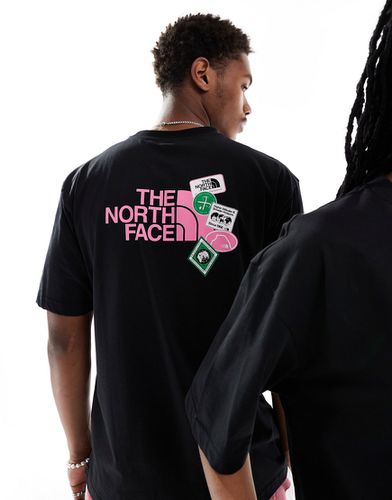 Expedition Stickers - T-shirt oversize nera con stampa sul retro - In esclusiva per ASOS - The North Face - Modalova