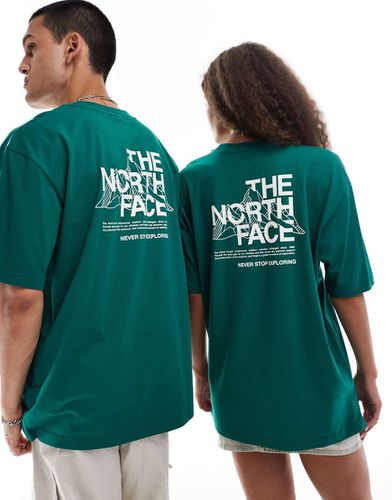 Mountain Sketch - T-shirt oversize con stampa sul retro - The North Face - Modalova