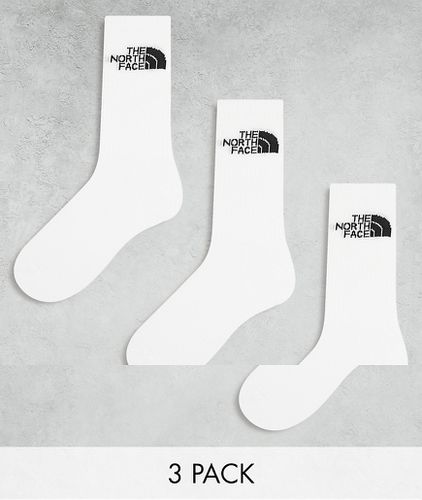 Simple Dome - Confezione da 3 paia di calzini bianchi con logo - The North Face - Modalova