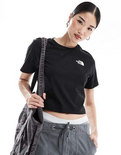 Simple Dome - T-shirt corta nera con logo - The North Face - Modalova