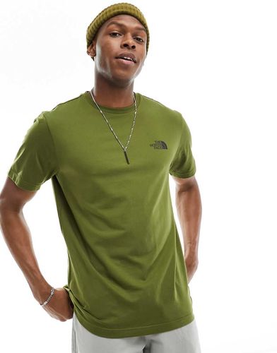 Simple Dome - T-shirt oliva con logo - The North Face - Modalova