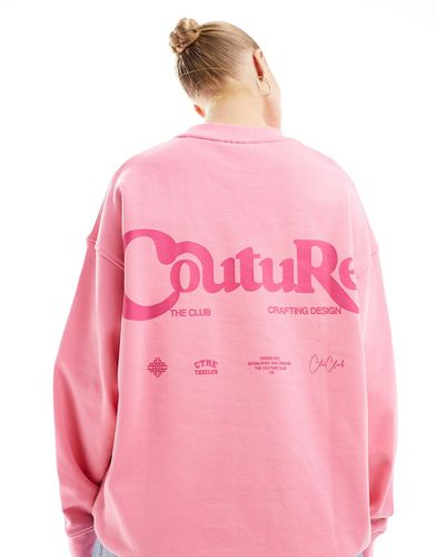 Felpa con cappuccio con logo - The Couture Club - Modalova