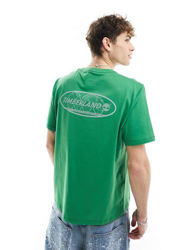 T-shirt con stampa riflettente del logo sul retro - Timberland - Modalova