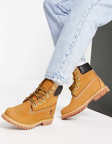 Scarponcini premium da 6 pollici color cuoio grano - Timberland - Modalova