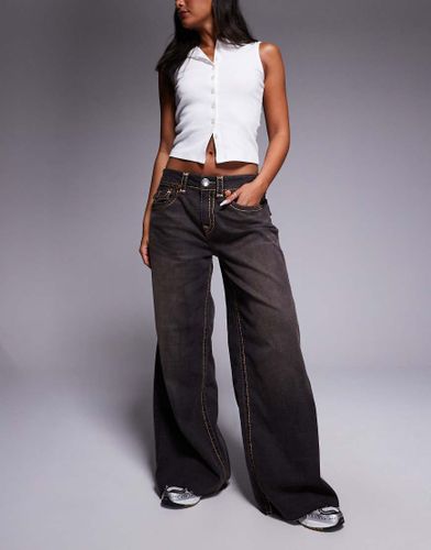 Jessie - Jean ultra baggy avec poches à rabat - délavé - True Religion - Modalova