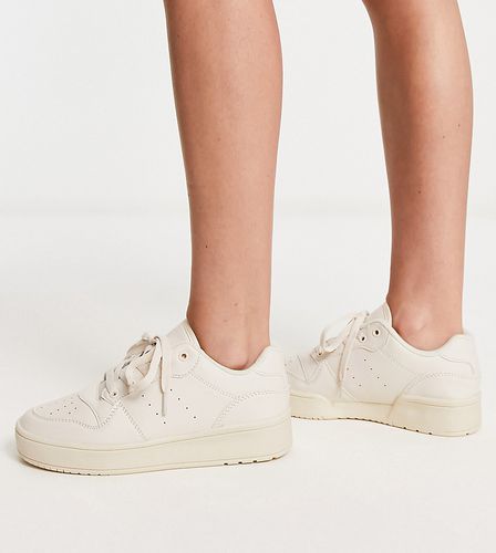 Chunky sneakers flatform a pianta larga beige drench - Truffle Collection - Modalova