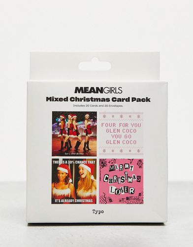 X Mean Girls - Confezione da 20 cartoline natalizie - TYPO - Modalova