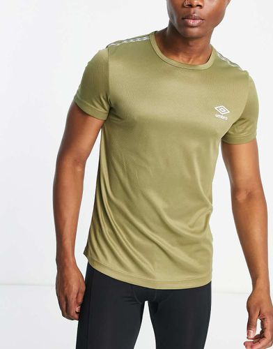 Fitness - T-shirt in rete kaki - Umbro - Modalova