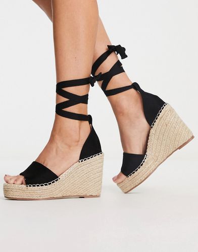 Espadrilles con zeppe nere - Urban Revivo - Modalova