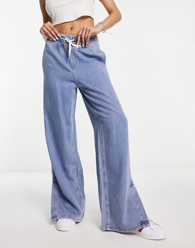 Jeans a fondo ampio allacciati in vita - Urban Revivo - Modalova