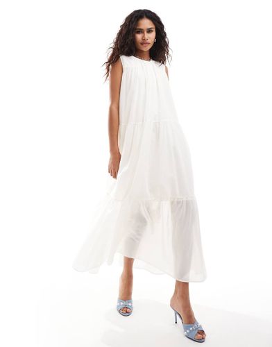 Robe babydoll coupe volumineuse évasée à volants étagés - Urban Revivo - Modalova