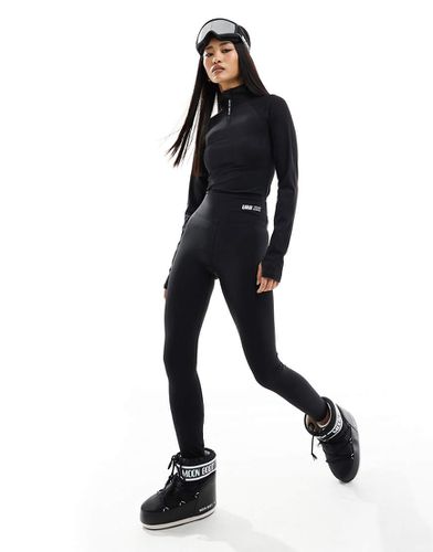 Leggings base layer da sci neri in coordinato - Urban Threads - Modalova