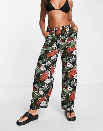 CoCo - Pantaloni da mare oversize con stampa tropicale - Volcom - Modalova