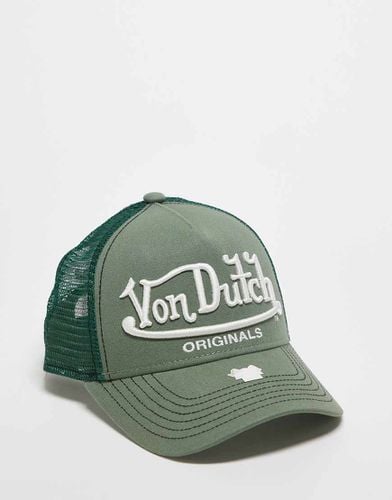 Riverside - Cappellino stile trucker kaki - Von Dutch - Modalova