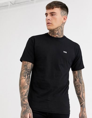 T-shirt nera con logo piccolo - Vans - Modalova
